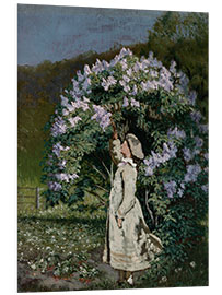 Foam board print The Lilac Bush, 1891