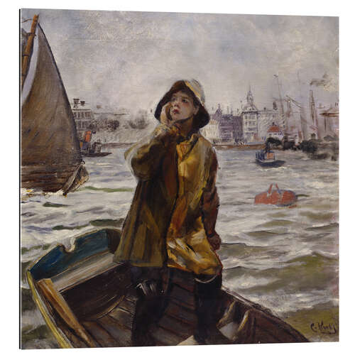 Gallery print Pilot boy, Bergens Bay, 1905