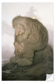 Selvklebende plakat The troll who wonders how old he is, 1911