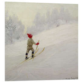 Tableau en PVC Ski Training, 1898