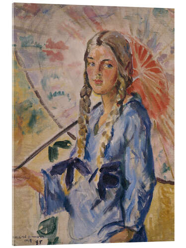 Acrylic print Mildred with Parasol, 1918