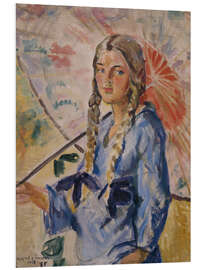 Foam board print Mildred with Parasol, 1918