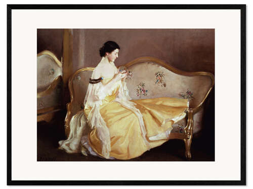Ingelijste kunstdruk The Crystal Ball, 1900