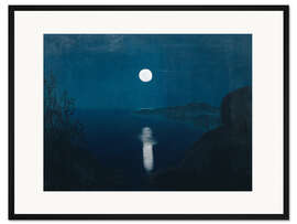 Gerahmter Kunstdruck Mondlicht, 1907