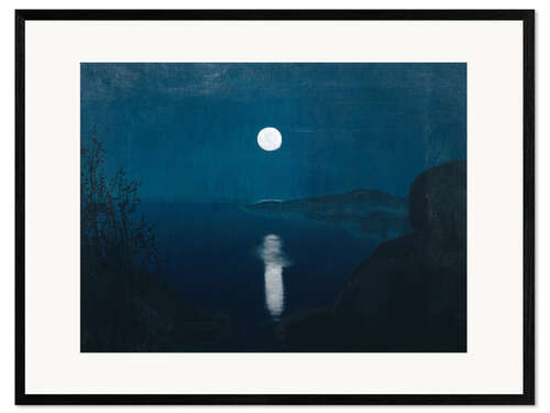 Gerahmter Kunstdruck Mondlicht, 1907