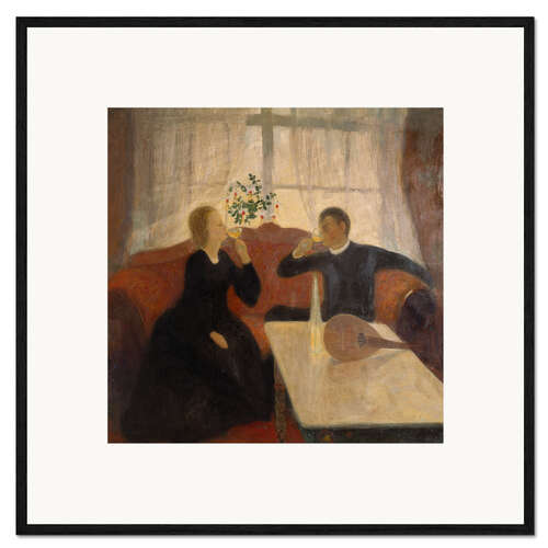 Framed art print The engagement
