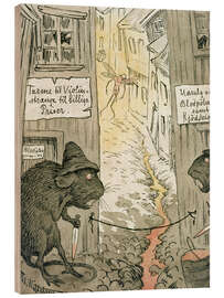 Holzbild Ohne Titel, 1893 - Theodor Kittelsen