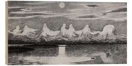 Tableau en bois Les sept soeurs