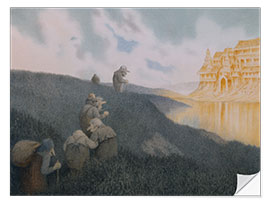 Muursticker On the way to a feast at the Troll Castle, 1904