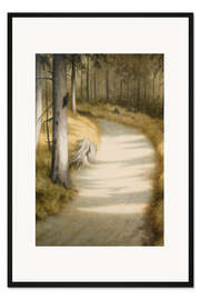 Gerahmter Kunstdruck Specht, 1913