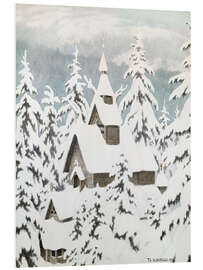 PVC print Church in the Snow, 1907