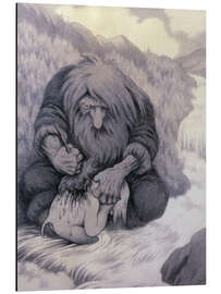 Cuadro de aluminio The Troll Washing His Kid, 1905