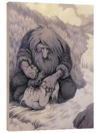 Trebilde The Troll Washing His Kid, 1905