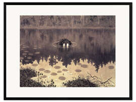 Plakat artystyczny premium w ramie Nokken, 1887 - Theodor Kittelsen