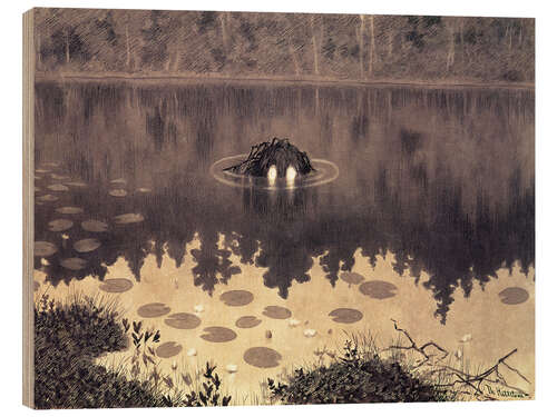 Tableau en bois Nokken, 1887