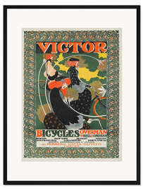 Gerahmter Kunstdruck Victor Bicycles Vintage Advertisement