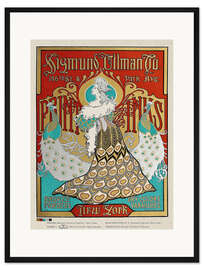 Gerahmter Kunstdruck Sigmund Ullman Bronze Powders - Vintage Advertisement