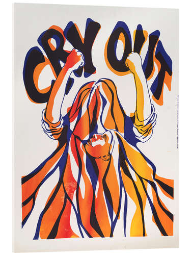 Acrylglasbild Cry Out (The Chicago Women's Liberation Union) - Vintage Advertisement