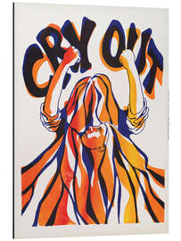 Cuadro de aluminio Cry Out (The Chicago Women's Liberation Union) - Vintage Advertisement