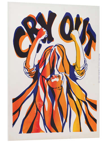 Foam board print Cry Out (The Chicago Women's Liberation Union) - Vintage Advertisement