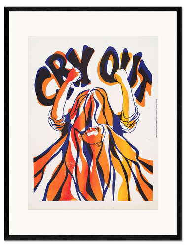 Stampa artistica con cornice Cry Out (The Chicago Women's Liberation Union) - Vintage Advertisement