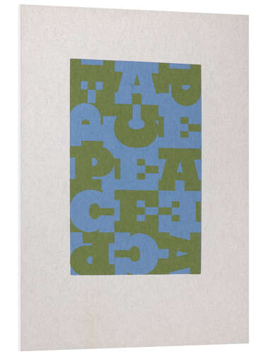 Foam board print Peace - Vintage Advertisement