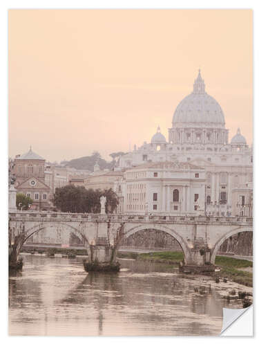 Wall sticker Sunset in rome