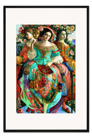 Gerahmter Kunstdruck Clown