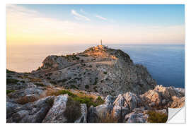 Wall sticker Sonnenuntergang am Cap de Formentor auf Mallorca