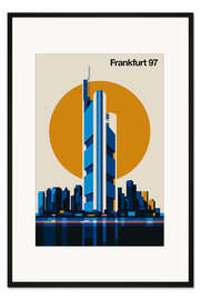 Gerahmter Kunstdruck Frankfurt 97