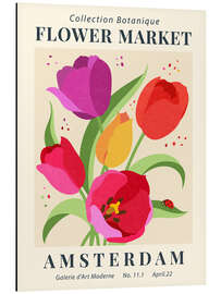 Magnettafel Flower Market Amsterdam III