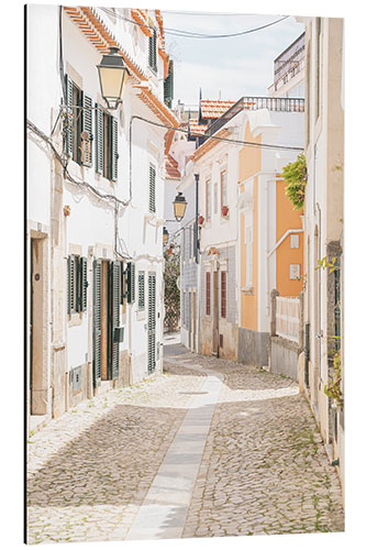 Aluminium print Street in Cascais, Portugal