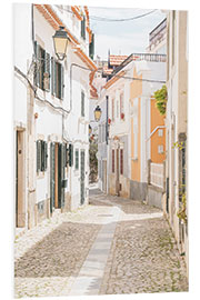 Foam board print Street in Cascais, Portugal