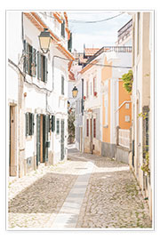 Poster  Street in Cascais, Portugal - Henrike Schenk