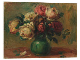 Foam board print Roses in a Vase, 1890