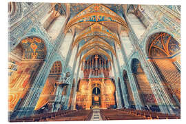 Acrylglas print Albi Cathedral