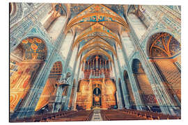 Tableau en aluminium Albi Cathedral