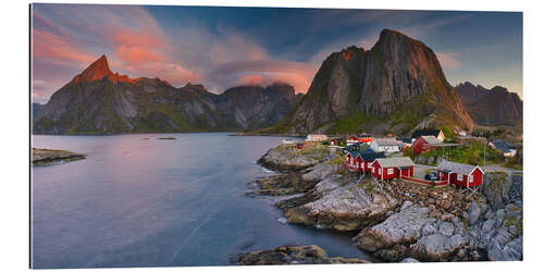 Gallery Print Sonnenaufgang auf den Lofoten