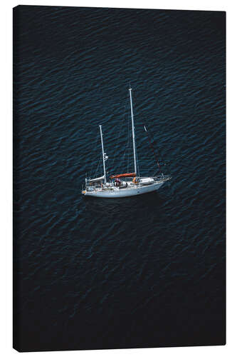 Lienzo Sailboat on a calm sea