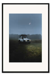 Gerahmter Kunstdruck Land Rover-Roadtrip