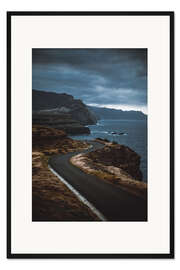 Gerahmter Kunstdruck Madeira Klippen