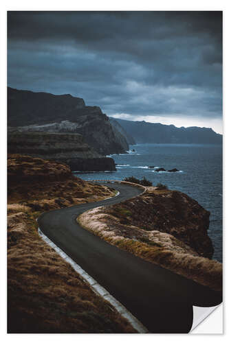 Autocolante decorativo Madeira cliffs