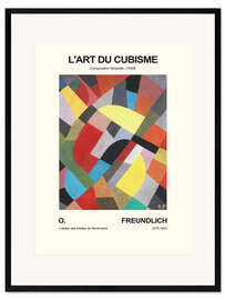 Ingelijste kunstdruk L'art du cubisme No.2