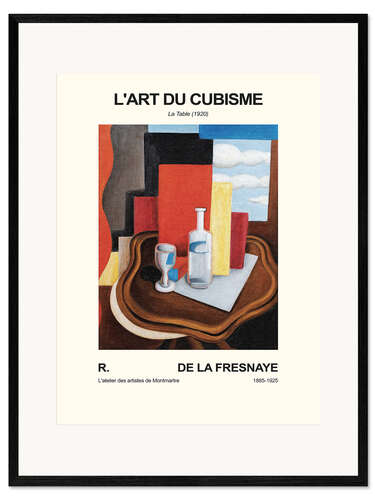 Innrammet kunsttrykk L'art du cubisme n° 3