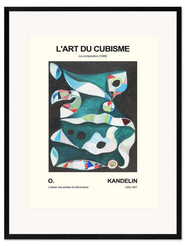 Framed art print L'art du cubisme No.4