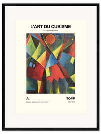 Impression artistique encadrée L'art du cubisme No.5