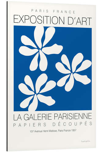 Alubild Fleurs de Matisse I