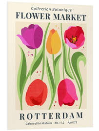 Tableau en PVC Flower Market Rotterdam