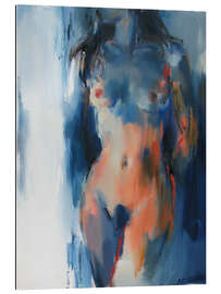 Gallery print Nude in blue