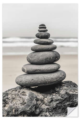 Wall sticker Balanced Pebble Beach II